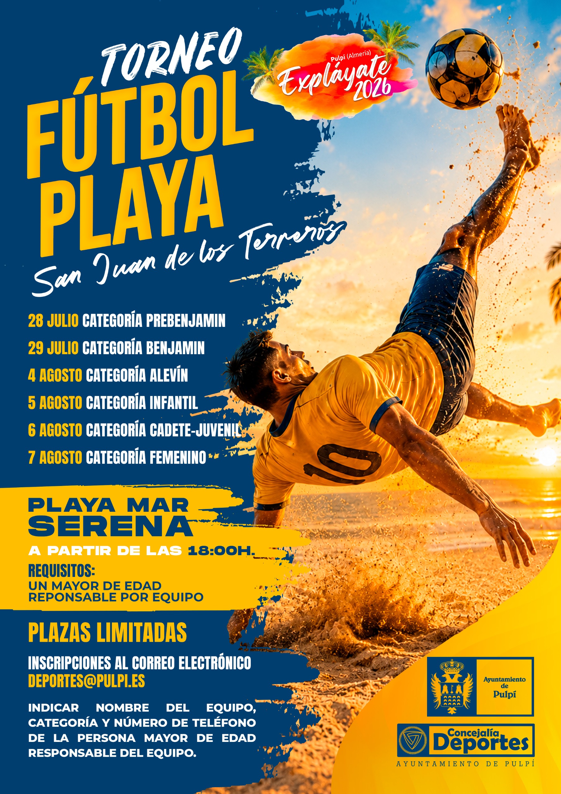 TORNEO FÚTBOL PLAYA EXPLAYATE 2026